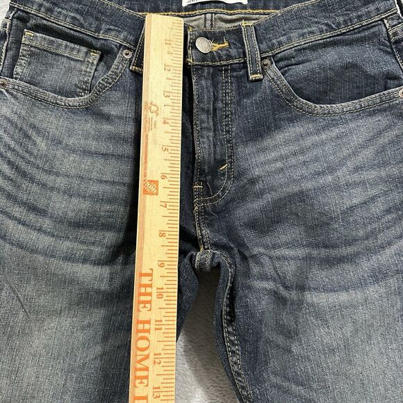 Levi's Jeans Men's 31 Relaxed Fit Gold Signature Dark Blue Denim Wash Faded - Picture 7 of 10
